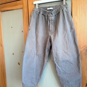 7115 by SZEKI New York barrel trousers